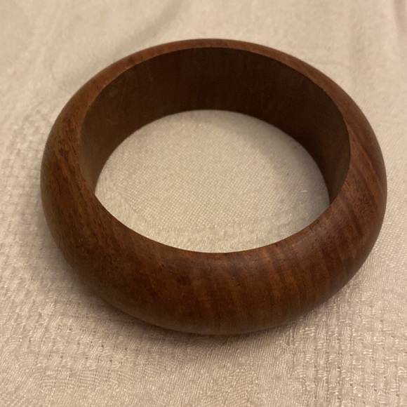Wooden bangle bracelet. Not adjustable Vintage - Picture 1 of 11